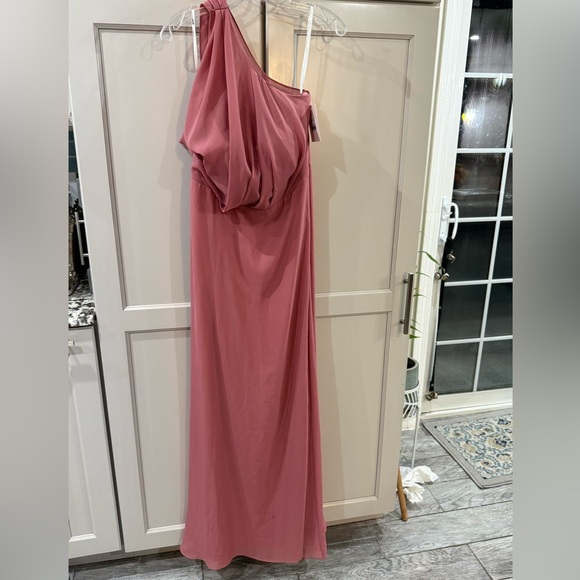 Birdy Grey One Shoulder Maxi Dress woman’s size XL - Picture 4 of 13